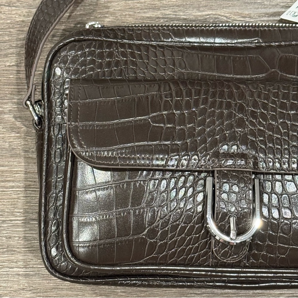 H&M Cross body Bag Faux Crocodile leather - Picture 8 of 16